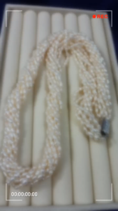 [ Woosilver ] Chuỗi Ngọc Trai Gạo Xoắn Nhiều Sợi - Secondhand - NTG23