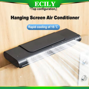 ECILY Upgraded Portable Air Conditioner USB Charger Adjustable Office Computer Screen Mounted Electric Fan Desktop Tower Fan