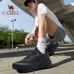 Lạc đà của nam giới nghĩ rằng duy nhất lưới thoáng khí Dây nhảy Shoes Shoes shock-hấp thụ Giày chạy bộ