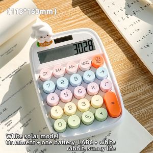 Dopamine Aesthetic Solar Calculator Portable