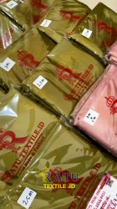 Paket Seragam Bridesmaid Lengkap Wisuda Lamaran Keluarga Kain Batik Motif Satin Maxmara Luxury