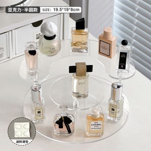 Acrylic Perfume Organizer Stand Cosmetic Sample Display Shelf Multi-Layer Tray Desktop Lipstick Showcase Transparent Modern Style