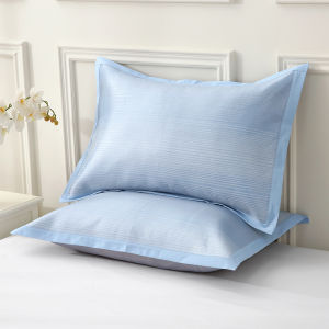 Ice Silk Pillowcase Set of 2 48cmx74cm Summer Home Use Adult Cooling Mat Single Person Pillow Use Regenerated Cellulose Fiber 100%