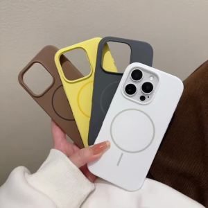 szhaiyu | Original Magnetic Liquid Silicone Case For Magsafe For iPhone 18 17 Air 16 15 14 Plus 13 12 Pro Max Shockproof Soft Cover Funda