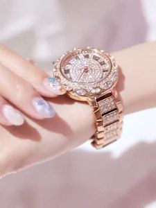 Jam Tangan Wanita Kasual Diamond Tahan Air Kedalaman 30 meter Stenlish Steel Besi Tahan Karat Anti Luntur Kaca Hadlex Tahan Gores JT03