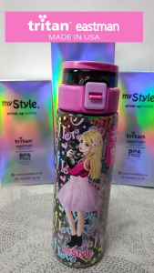 My Style TM 1332 B Drink TRITAN Bottle 700ml for Teenager - Botol Minum Teguk Barbie