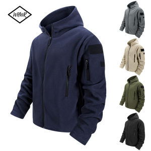 Winter Thermal Fleece Tactical Jacket Warm Thicken Hunting Hiking Outdoors Sports Hooded Coat Militar Outdoor Army Jackets S-3XL