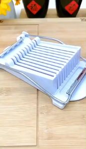 10 Wire Stainless Steel Lunch Meat Slicer  Lunch Meat Cutter Cheese Slicer Kitchen Utensil Multipurpose Food Slicer
