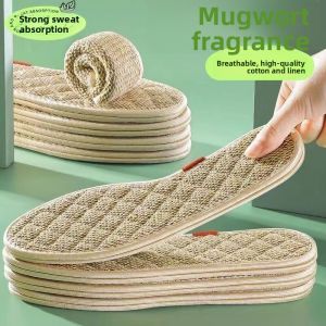 Deodorizing Breathable Absorbent Cotton and Leather Insoles
