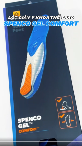 Lót Giày Thể Thao Spenco Gel Comfort 40-010 - Lót giày gel silicon đệm êm mềm giảm đau chân
