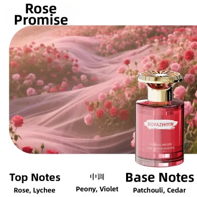 JOYCS | Long-lasting Rose Fragrance Car Air Freshener Bottle