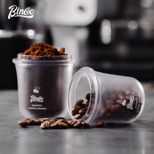 Bincoo cà phê chọn bột cốc đậu cốc chống bay bột thả bột cốc cà phê Ý mùi thơm cốc mờ