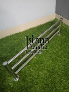 gantungan handuk stainless steel panjang 120CM jemuran handuk kamar mandi tempat handuk