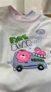 Set 3 Cái Yếm Áo Ăn Dặm 2 Lớp Cotton JOU cho bé trai bé gái 12-18M