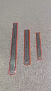 FH-A107 Penggaris Besi 30CM Stainless Steel Ruler 50CM Penggaris 15CM Serbaguna Perlengkapan Sekolah