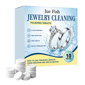 1pcs Jewelry Cleaning Tablets Fast-Acting Deep Cleans Jewelry Cleaner For Silver Gold Diamonds Restoring Jewelry Sparkle Cleaner