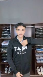 Jaket Hoodie WHO.AU California 1849 Zipper Kualitas Premium SUTAR.ID