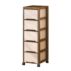 ZHUANJIAO | Retro Style Floor-standing Drawer Cabinet