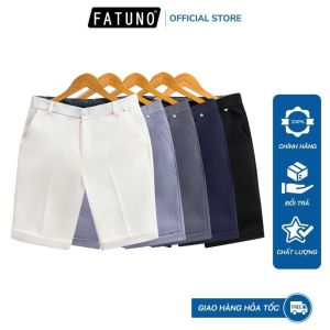 Quần short nam FATUNO tây âu vải chống nhăn chống xù Quần tây nam ngắn dáng ôm Hàn Quốc trẻ trung