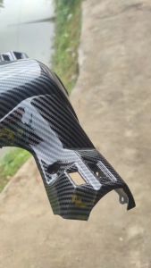 Black carbon Batok Belakang Beat karbu