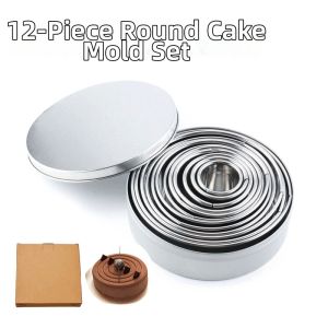 Roll Edge Stainless Steel Baking Molds