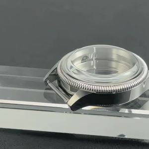 NEW 38mm Retro Military Pilot Stainless Watch Case AR Super Bubble Mineral Crystal Fit NH35 NH34 Mechanical Movement Coin Edge