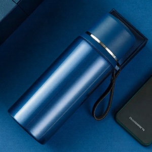 Large Capacity Portable Double Lid Thermal Flask