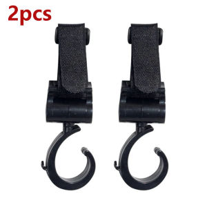2PCS Pram Hook Baby Stroller Accessories Shopping Prop 360 Degree Rotating Hooks Stroller Hooks for Hanging Out Bicycle Hook