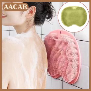 AACAR Tẩy tế bào chết tắm massage mat Non-Slip tắm chà Pad rửa chân Pad phòng tắm treo tường Mat chà trở lại Sucker bàn chải Pad