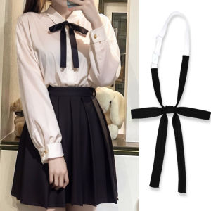 Solid Color Bow Tie Shirt Black Japanese School Style Sailor Suit Accessories