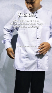 Koko Kemko Sultan Baju kemeja lengan panjang manset bahan katun embos terbaru 2024