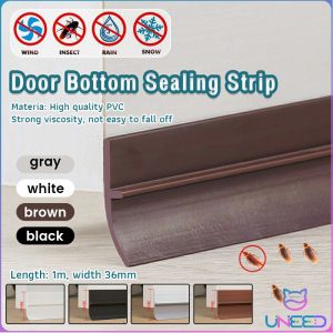 Need. Door Bottom Sealing Strip 1m Insectproof Windproof Soundproof Window Sealing Strip