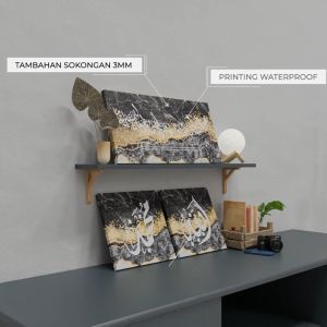 FRAME 1 SET TERMURAH ! | WALL DECO 3 PANEL