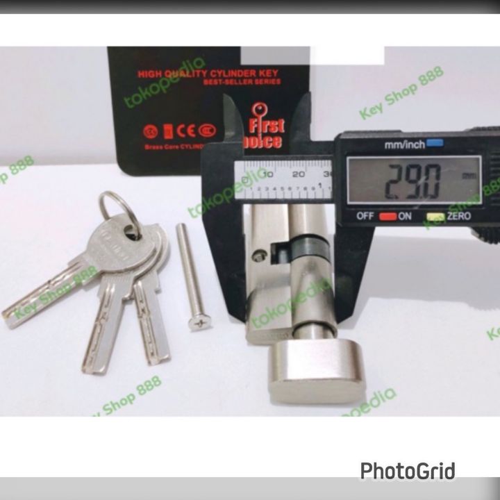 Kunci Pintu KNOB putar ukuran kecil medium 28,5 mm Silinder knop kecil silinder knop putar tanggung medium kunci pintu knop putar ukuran kecil sedang cylinder kunci pintu knop putar untuk kunci kecil dan sedang