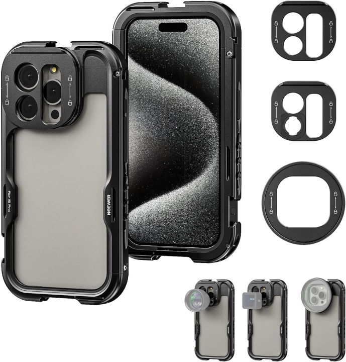 NEEWER Upgrade Quick Release Phone Cage Rig, [2nd Generation] for ...