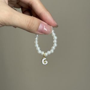 Dây Chuyền Ngọc Trai Labubu Mini4.0 Có 26 Chữ Cái Cho Búp Bê Đồ Chơi Dễ Thương Ngọt Ngào Dành Cho Bé Trai Và Bé Gái