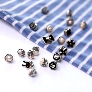Mini Bross 10Pcs Pin Baju Hijab Dagu Klip Kecil Aksesoris Fashion Wanita Korea