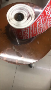 1000PCS Sticker Label Fragile / Sticker Barang Mudah Pecah With Care DonT Fall Not Pressure Sticker