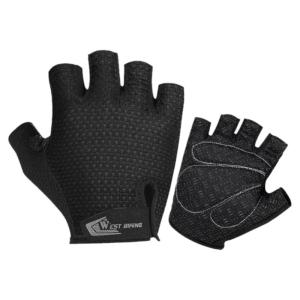 West Biking | Găng Tay Đạp Xe Ngón Ngắn Thoáng Khí và Chống Sốc