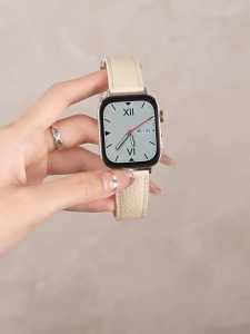 For HUAWEI Watch Fit 4/Fit 4pro/Fit3 Huawei Fit 5 Fit 5 pro Genuine Leather Strap pattern H magnetic buckle grace advanced Bracelet