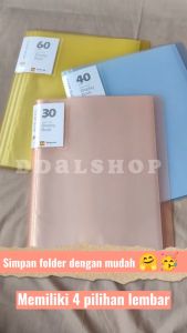 Clear Holder A4 File Folder Document Keeper Organizer Map Dokumen untuk Perlengkapan kantor dan sekolah