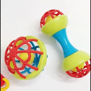 Baby Rattle Soft Ball Handbell Teethers Newborn Infant Early Education Learning Musical Toddler Toys Gifts Toys (2180)