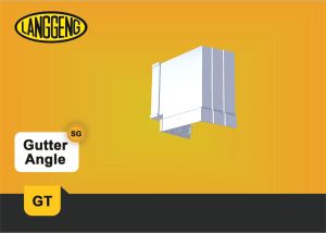 Langgeng Belokan Talang Air Gutter Angle SG - GT 140" - Fitting PVC