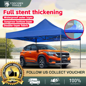 Unicorn 3x3 Tent Waterproof Retractable Tent Complete Set Black Post Camping Tent
