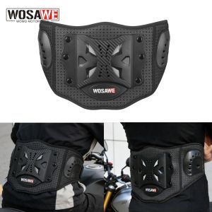 WOSAWE | WOSAWE Adjustable Motorcycle Waist Support Belt Breathable Moto Professional Motocross Cycling Waist Support Belt
