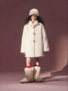 LOVESASAKIDS | Thick Warm Fleece Coat for Girls