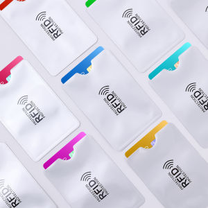10Pcs Case Covers Anti Theft for RFID Credit Card Protector Blocking Cardholder Id Bank Card Case Protection Aluminum Foil