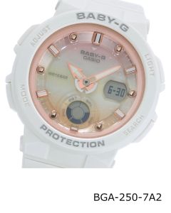 CASIO BABY-G BGA-250 Ladies Analog Digital Watch Resin Band