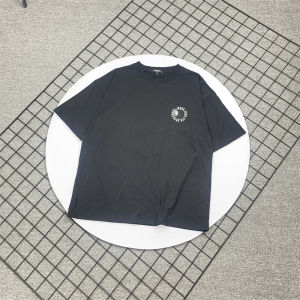 Áo Thun Tay Ngắn DoubleFocus Mùa Hè Dáng Rộng in Thêu Phong Cách Nhật Bản Cho Nam Và Nữ