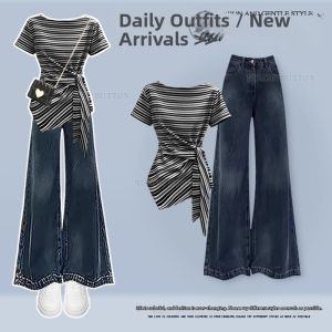 NUMEN BUTTON | Slimming Summer Stylish 2pc Set